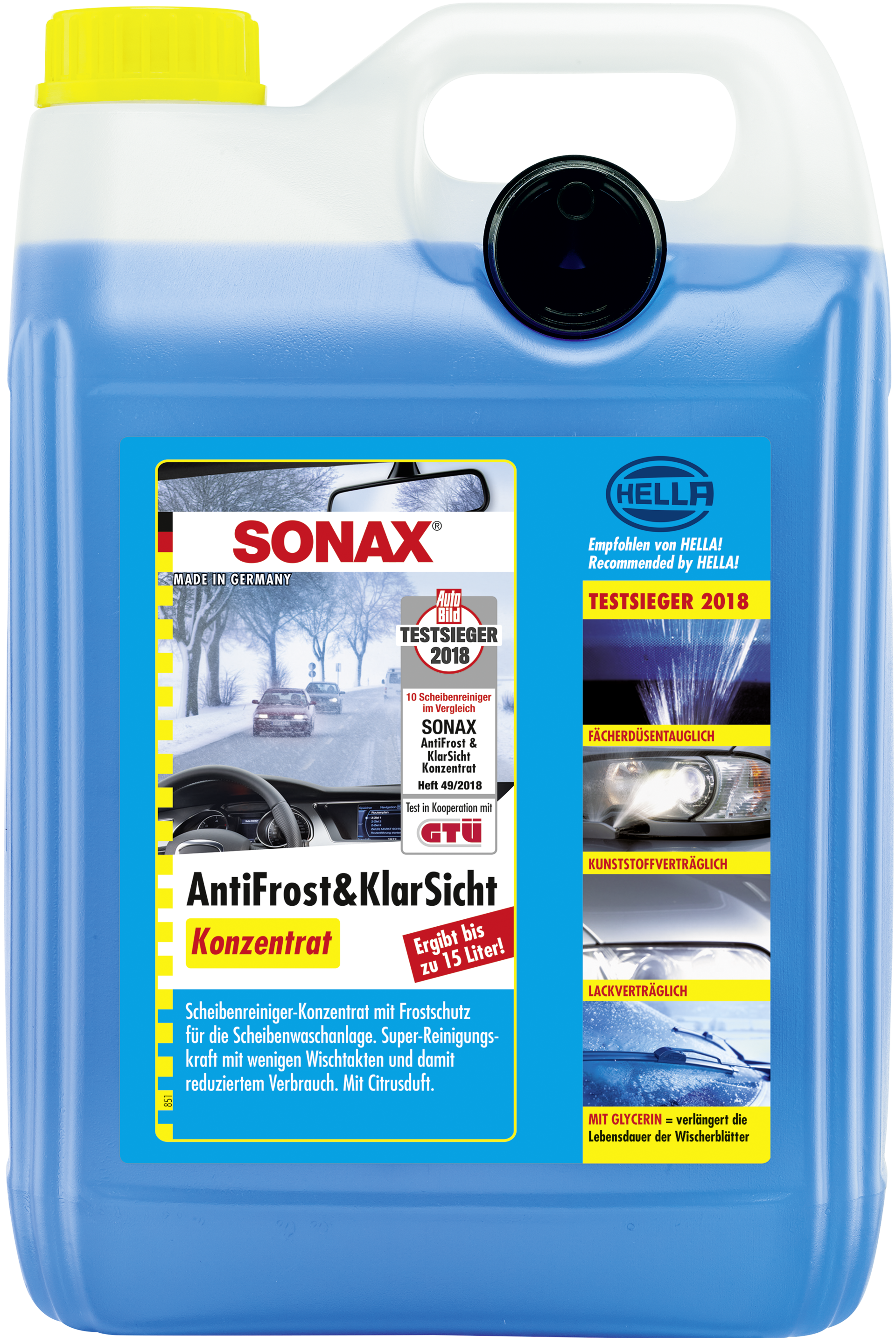 Омыватель стекол - SONAX (концентрат) 5л