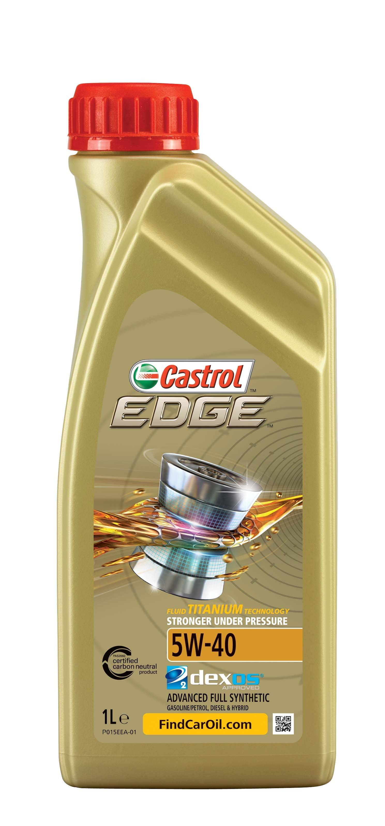 Масло моторное синтетическое - Castrol Edge 5W40, 1л