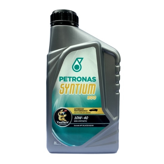 Масло моторное полусинтетическое - Petronas Syntium 800 10W-40 1л