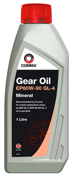 Редукторное масло - COMMA EP80W90 GL-4, 1л