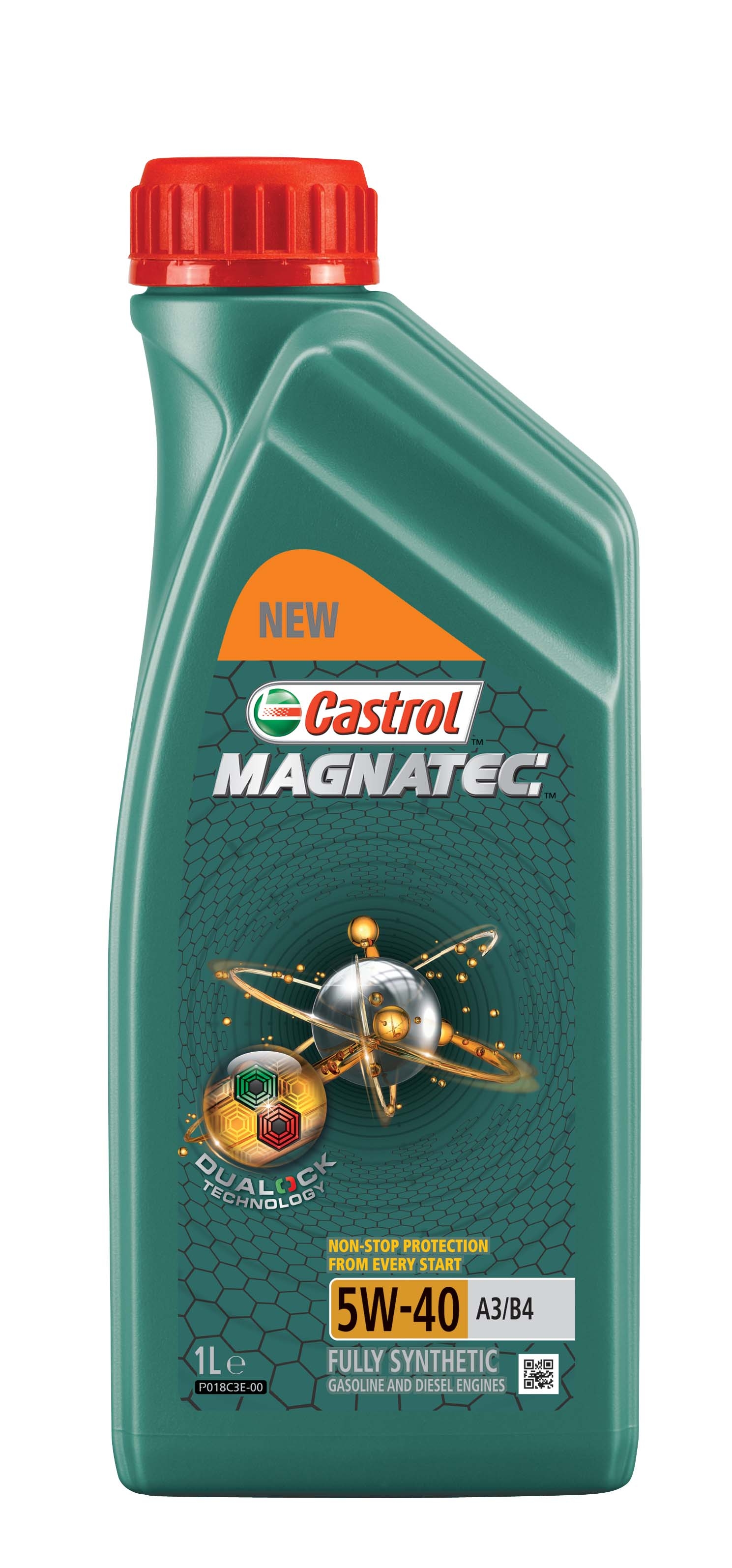 Масло мотрное синтетическое - Castrol Magnatec 5W-40 A3/B4, 1л