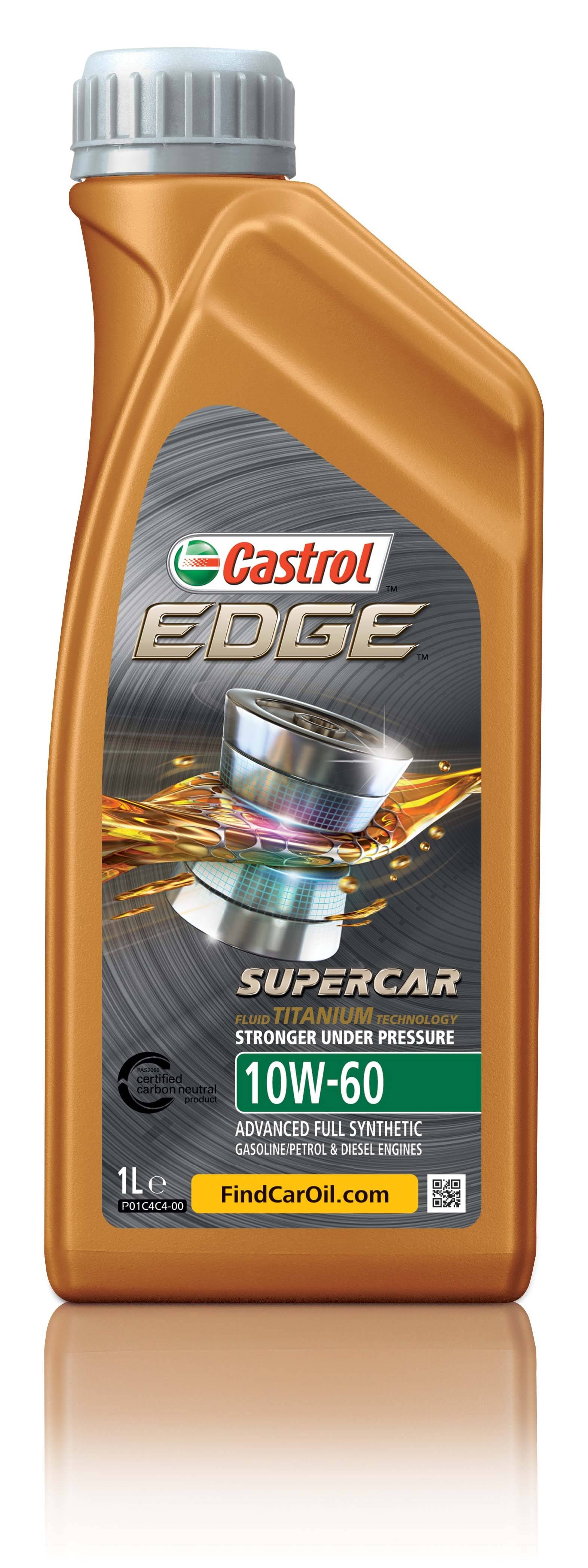 Масло моторное синтетическое - Castrol Edge SUPERCAR 10W60, 1л