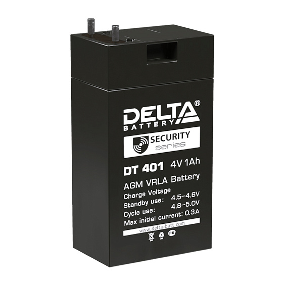 Промышленный аккумулятор - DELTA 4В 1A/h 35х22х69мм / DT 401