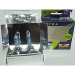 МАЯК - Комплект галогенных ламп НB4 12V 65W P22d White Vision +150% ULTRA, 2шт / 89006WV+150