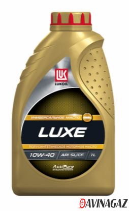 Масло моторное полусинтетическое - LUKOIL LUXE SEMI-SYNTHETIC 10W40, 1л