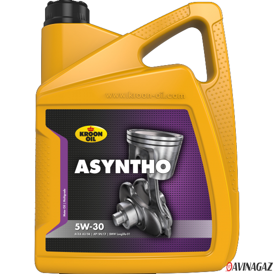 Масло моторное синтетическое - Kroon Oil Asyntho 5W30, 5л