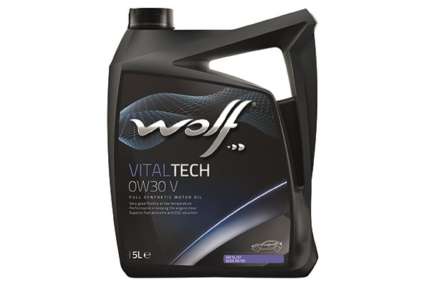 Масло моторное синтетическое - Wolf VitalTech 0W-30 B4, 5л