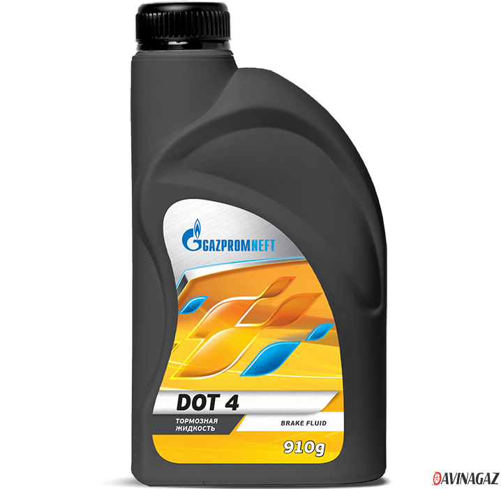 Жидкость тормозная - Gazpromneft DOT-4, 910г