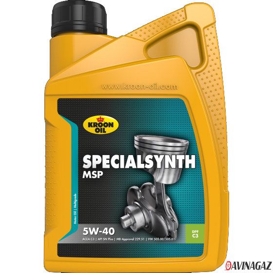 Масло моторное синтетическое - Kroon Oil Specialsynth MSP 5W40, 1л