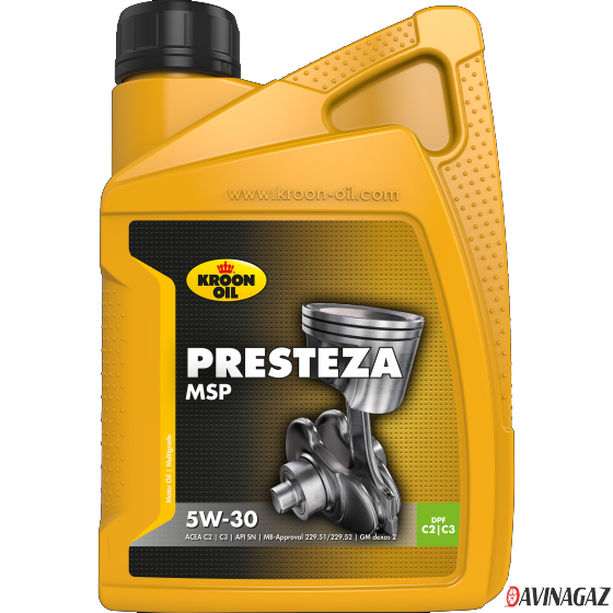 Масло моторное синтетическое - Kroon Oil Presteza MSP 5W30, 1л
