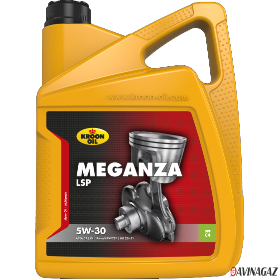 Масло моторное синтетическое - Kroon Oil Meganza LSP 5W30, 5л