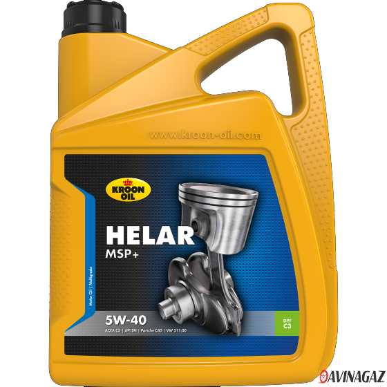 Масло моторное синтетическое - KROON OIL HELAR MSP+ 5W40, 5л