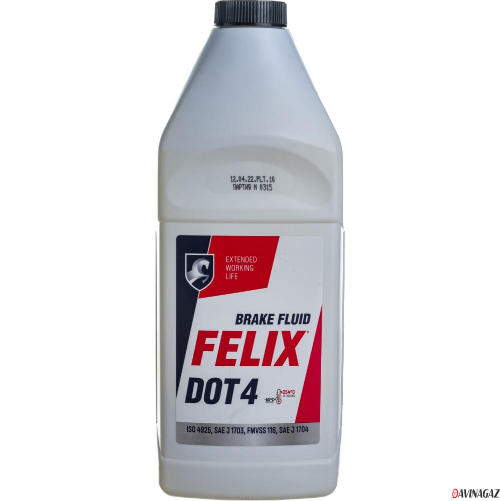 Жидкость тормозная - FELIX DOT 4, 910г / 430130006