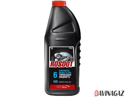 Жидкость тормозная - ROSDOT 6, 910г / 430140002