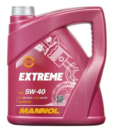 Масло моторное синтетическое - MANNOL 7915 Extreme 5W40, 5л (51578 / MN7915-5)