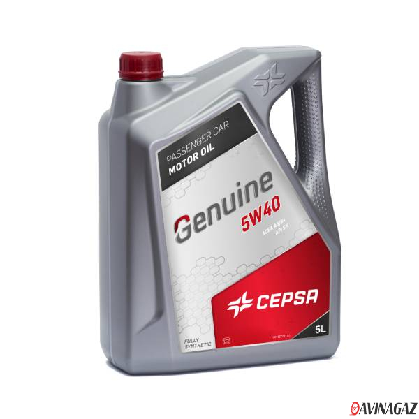 Масло моторное синтетическое - Cepsa GENUINE 5W40, 5л