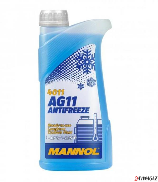 Антифриз готовый - MANNOL Antifreeze AG11 (-40 °C) Longterm 4011, 1л (51554 / MN4011-1)