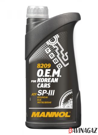 MANNOL ATF SP-III 8209 for Korean Cars, 1л
