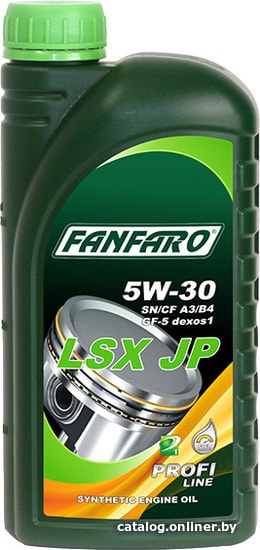 Масло моторное синтетическое - Fanfaro LSX JP 5W-30, 1л