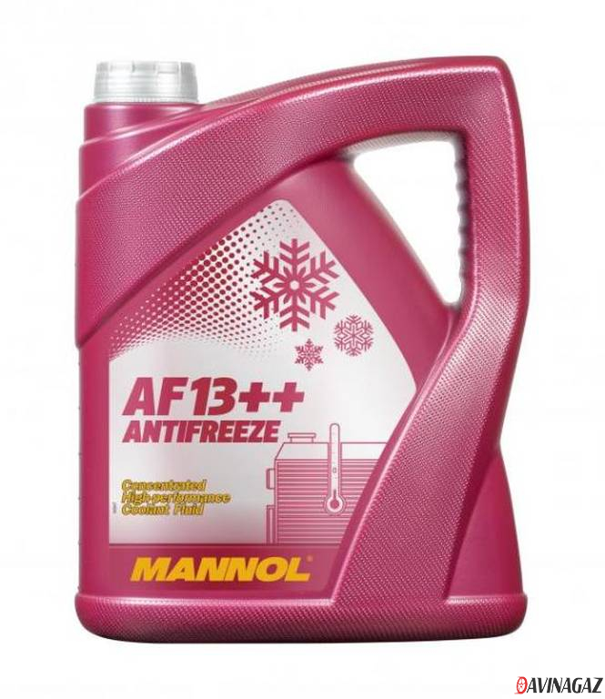 Антифриз концентрированный - MANNOL Antifreeze AF13++ 4115, 5л (54053 / MN4115-5)