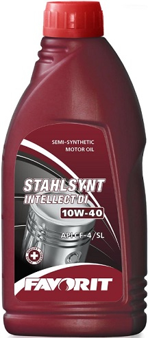 Масло моторное полусинтетическое - Favorit STAHLSYNT Intellect SL 10W40, 1л