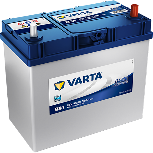 Аккумулятор - VARTA BLUE DYNAMIC 45Ah 330A R+ 238х129х227мм / 545 155 033