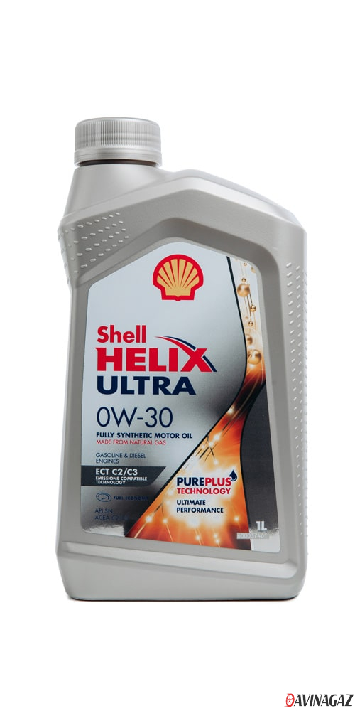 Масло моторное синтетическое - SHELL HELIX ULTRA ECT C2/C3 0W30, 1л