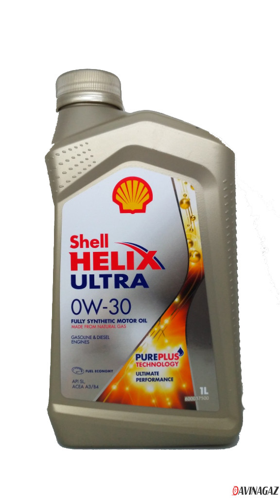 Масло моторное синтетическое - Shell Helix Ultra ECT 0W30, 1л