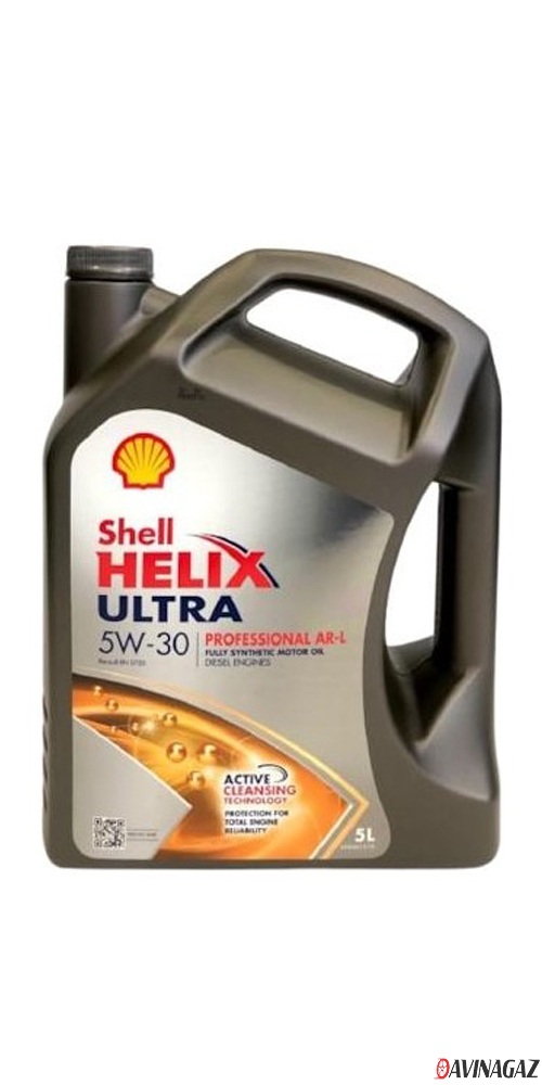 Масло моторное синтетическое - Shell Helix Ultra Professional AR-L 5W30, 5л / 550046684
