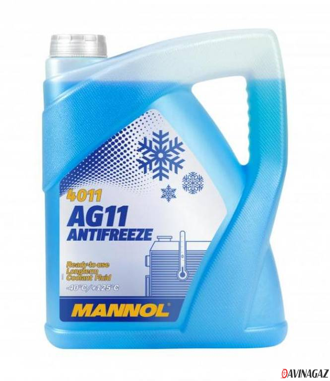 Антифриз готовый - MANNOL Antifreeze AG11 (-40 °C) Longterm 4011, 5л (5541 / MN4011-5)