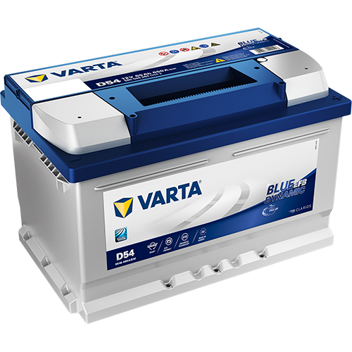 Аккумулятор - VARTA BLUE DYNAMIC EFB 65Ah 650A R+ 278х175х175мм / 565 500 065