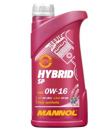 Масло моторное синтетическое - MANNOL 7920 Hybrid SP 0W16, 1л (MN7920-1 / 57032)