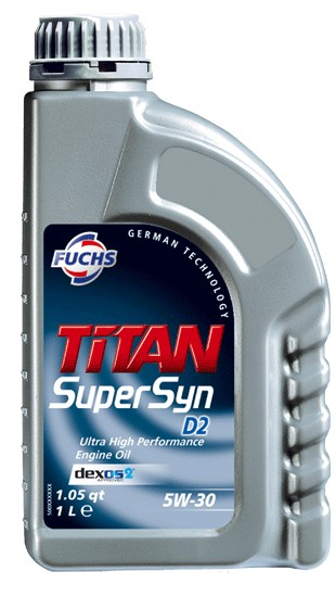 Масло моторное синтетическое - FUCHS TITAN Supersyn D2 5W30, 1л