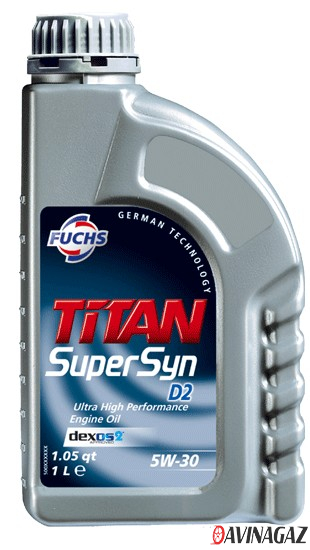Моторное масло синтетическое - FUCHS TITAN SUPERSYN F ECO-DT 5W30, 1л / 601411595