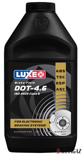 Жидкость тормозная - LUXE DOT 4.6, 455г / 636