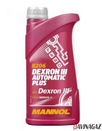 MANNOL Automatic Plus ATF Dexron III 8206, 1л