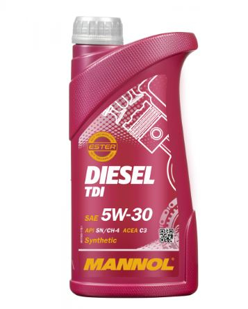 Масло моторное синтетическое - MANNOL 7909 Diesel TDi 5W30, 1л (97766 / MN7909-1)