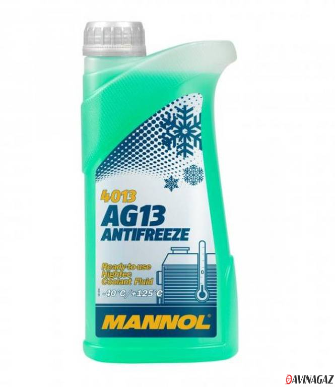 Антифриз готовый - MANNOL Antifreeze AG13 (-40 °C) Hightec 4013, 1л (98933 / MN4013-1)