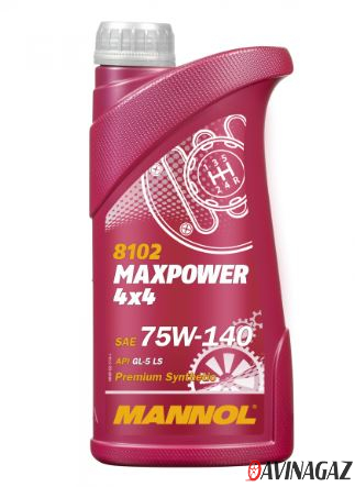 MANNOL 8102 Maxpower 75W-140 GL-5, 1л