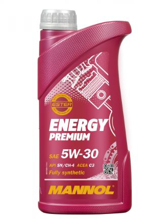 Масло моторное синтетическое - MANNOL 7908 Energy Premium 5W30, 1л (99427 / MN7908-1)