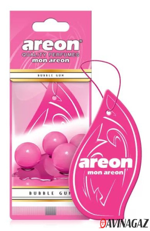 AREON - Ароматизатор MON Bubble Gum картонка / ARE-MA21