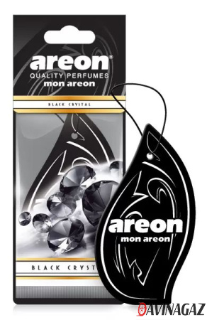 AREON - Ароматизатор MON Black Crystal картонка / ARE-MA23