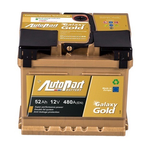 Аккумулятор AutoPart 52Ah 480A (R+) 207x175x190mm / GD520