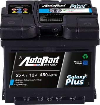 Аккумулятор AutoPart 55Ah 450A (R+) 207x175x190 mm
