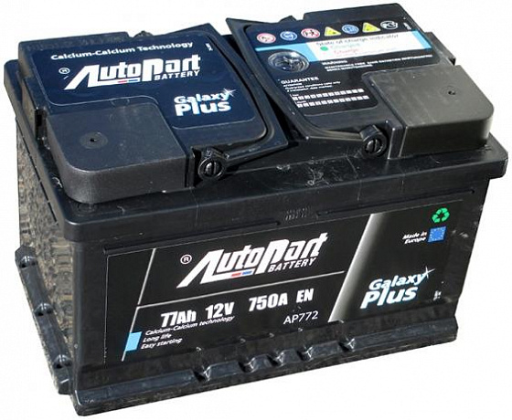 Аккумулятор AutoPart 77Ah 750A (R+) 276x175x175mm / AP772