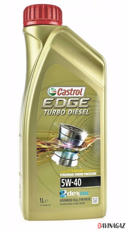 Масло моторное синтетическое - Castrol EDGE Turbo Diesel 5W-40, 1л