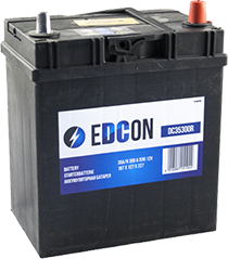 Аккумулятор - EDCON 12V 35Ah 300A (L+) 187x127x227mm / DC35300R