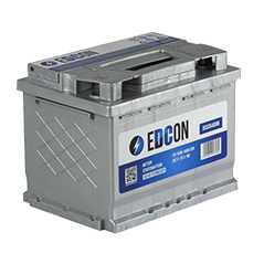 Аккумулятор - EDCON 12V 63Ah 640A (R+) 242x175x190mm / DC63640RM