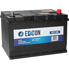 Аккумулятор - EDCON 12V 91Ah 740A (R+) 306x173x225mm / DC91740R