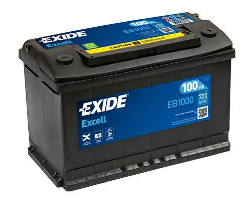 Аккумулятор - EXIDE Excell 12V 100Ah 720A R+ 315x175x205 / EB1000